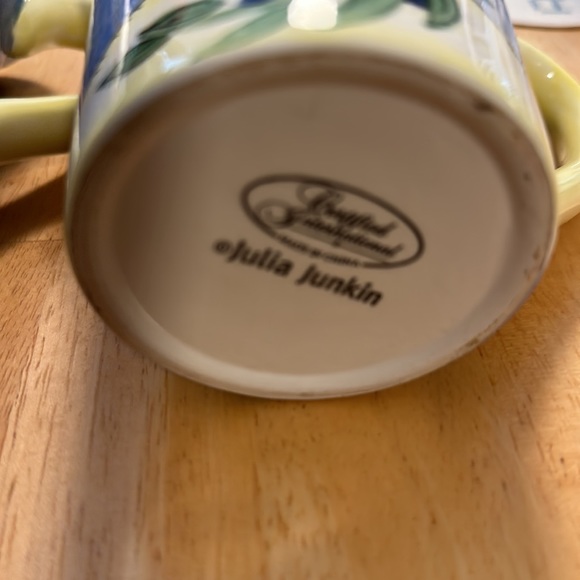 NWOT Happy Hanukkah Ceramic Mugs by Julia Junkin, Set of 2 - Picture 5 of 9